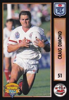 1994 Dynamic Rugby League Series 2 #51 Craig Dimond Front